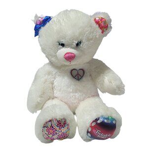 Build a Bear Skechers Twinkle Toes 16 inch Plush Peace Heart Stuffed Animal BAB